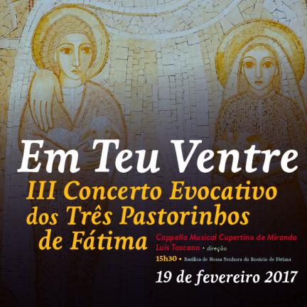 III Concerto Evocativo dos Três Pastorinhos de Fátima estreia obra de Eugénio Amorim